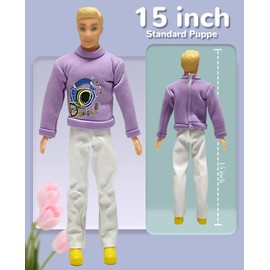 Walenbily 37 Pieces Doll Clothes Accessories 30 cm Multiple Styles Doll Dress Up Set for 11.5 Inch Doll Clothes (Note: Doll Not Included)