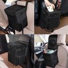 YEL Car Trash Can - Black, Cloth, 6L, Waterproof, Adjustable,