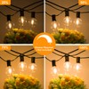 25FT Outdoor G40 LED Globe String Lights Dimmable Waterproof Shatterproof