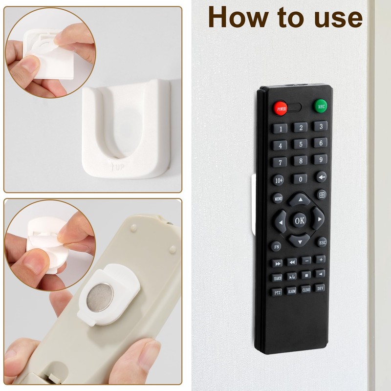 Heveer Remote Control Holder Strong Magnetic Holder Wall Mount Remote
