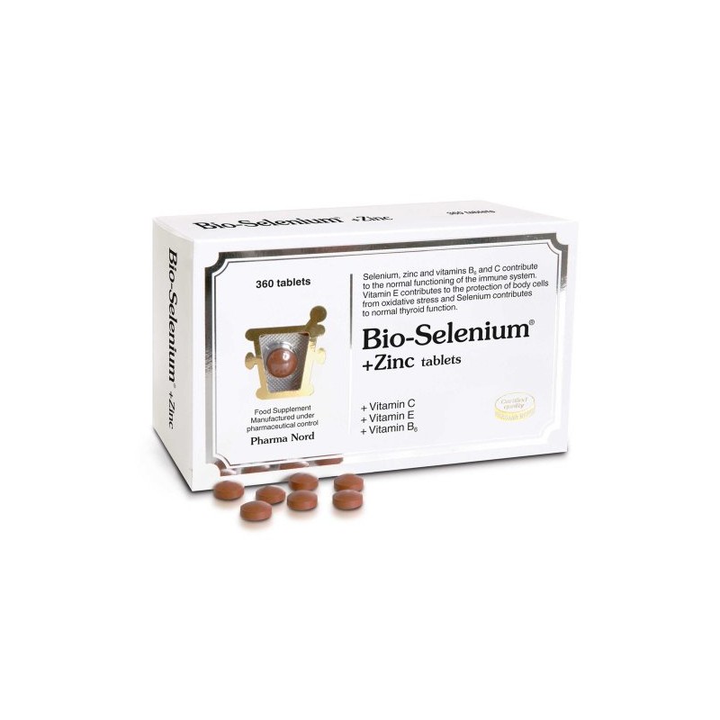Pharma Nord Bio Selenium and Zinc 360 Tablets
