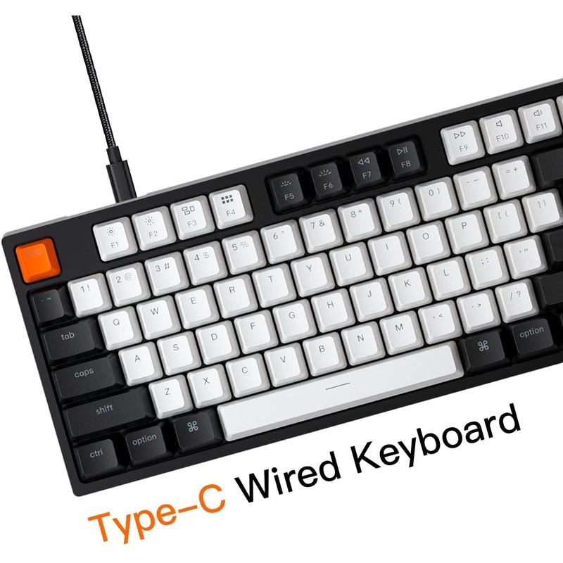 Keychron C2 104 Keys Full Size Wired Mechanical Keyboard for