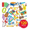 Baker Ross AW660 Music Foam Stickers (Pack of 120), Asst