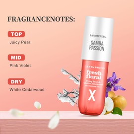 LANIMPRESS Perfume No.10, Body Spray For Women, Travel Perfume, Hair And Body Fragrance Spray, Sweet & Sensual Scent, Long-Lasting Fragrance，perfumes for women (3 Fl Oz)