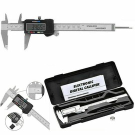Buy-Simplicity® 6inch Electronic Digital Caliper | Stainless Steel Construction with Large Screen | Micrometre Electronic Tool | Measurement Range: 0 – 6” and 0 – 150mm