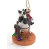 Cape Shore Santa Riding Bull Ornament, 3.5-inches, Multicolor, Resin