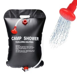 CBROSEY Camping Shower Solar Shower Bag, Solar Shower Bag, Camping Shower Bag, Solar Heating Camping Shower Bag, Portable Shower Bag for Outdoor Travel, Mountaineering and Hiking