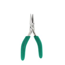 Excelta Chain Nose Pliers, Stainless Steel Pliers with Serrated Jaws, 4.75” Overall Length,2644D