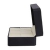 SHERCHPRY Black Cufflink Box Tie Bar Case Tie Clip Storage