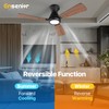 Ensenior Ceiling Fans with Lights, 42 inch Low Profile Ceiling