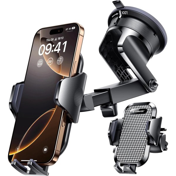 VANMASS [Pro Version] Universal Car Phone Mount [2025 Super Suction