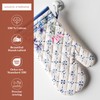 Maison d' Hermine Fa¥ence 100% Cotton Oven Mitt, 7.5-Inch by