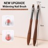 JFIYUOMCI Ombre Nail Brush (Widen), Precise Gradient & Lace Nail