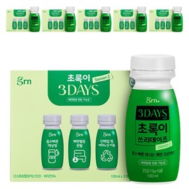 GRN Green Three Days Season 2 Apple Flavor, 1 serving, 18 pieces / GRN 초록이 쓰리데이즈 시즌2 사과맛, 1회분, 18개
