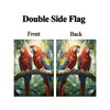 Pickako Two Macaws are Sitting on a Branch Spring Summer
