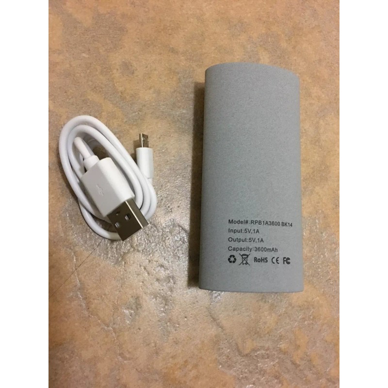Zipkord Rockz 3600mAh Backup Battery - Single Usb Port (micro