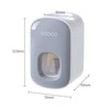 Beauty PLAYER Automatic Toothpaste Dispenser, Wall Mounted, ABS, Toothpaste Holder,