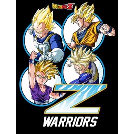 Dragon Ball Z Boys Shirt Boys Black Z Warriors Dragon Ball Z Clothing-Medium