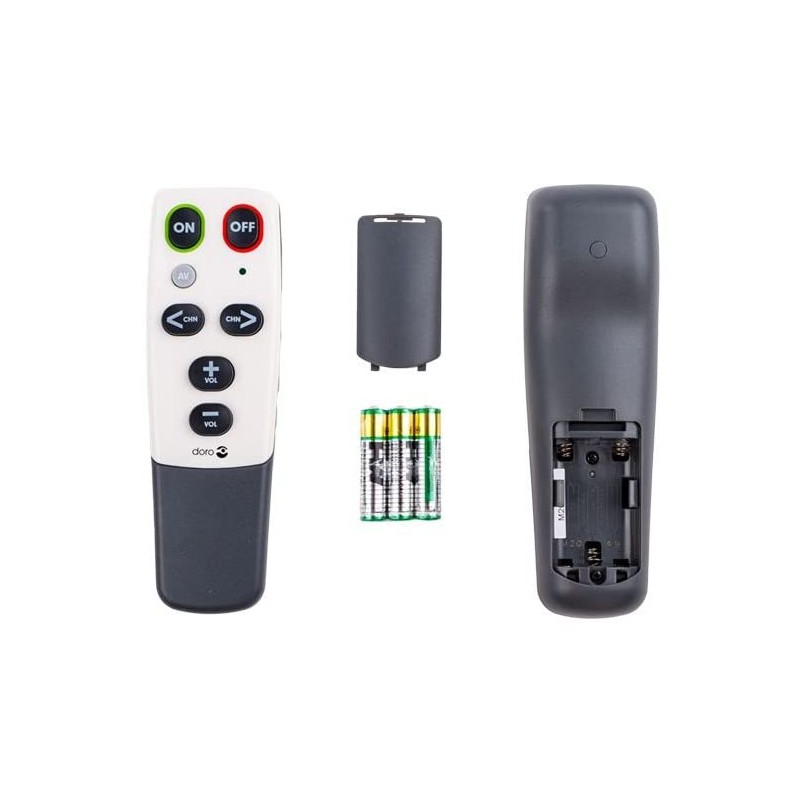 Doro HandleEasy 321rc Universal Infrared Remote Control (White/Grey)