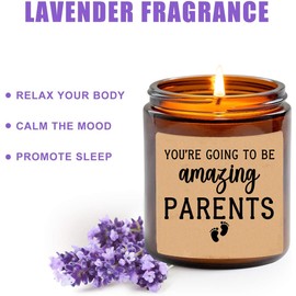 Amazing Parents - First Time Parents - New Baby - New Parent Gift - Baby Shower Gifts - Birth of Baby - Pregnancy Gift - First Child - Soy Candle