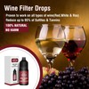 Wine Filter Purifier Drops To Reduce Sulfite And Histamine: Prevent