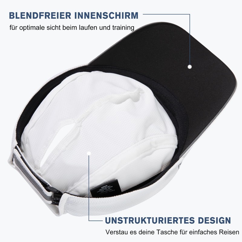 TOP-EX Ponytail Baseball Cap, 96565_White