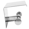 Toilet Paper Holder Dual End Wall Mounted Toilet Roll Holder