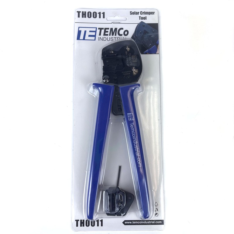 TEMCo TH0011 Solar Crimper Tool PV Terminal Crimping Solar Panel