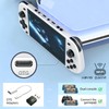 Retro Handheld Game Console 5.1-Inch IPS Screen,Transparent Black