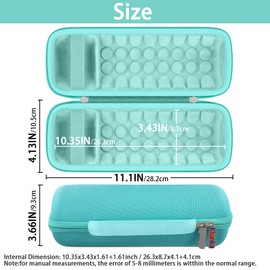 Khanka For JBL Flip 7 / Flip 6 Waterproof Portable Bluetooth Speaker Hard Case Travel Storage Bag Case Only (Green)