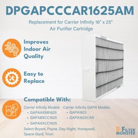 Filter-Monster - MERV 15 Replacement Air Filter Compatible with Bryant/Carrier GAPAAXCC1625 Infinity 16" x 25" Air Purifier - Compatible with Select Air Purifiers