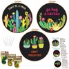 Louise Maelys Funny Cactus Embroidery Kits for Beginners,Cross Stitch Kit