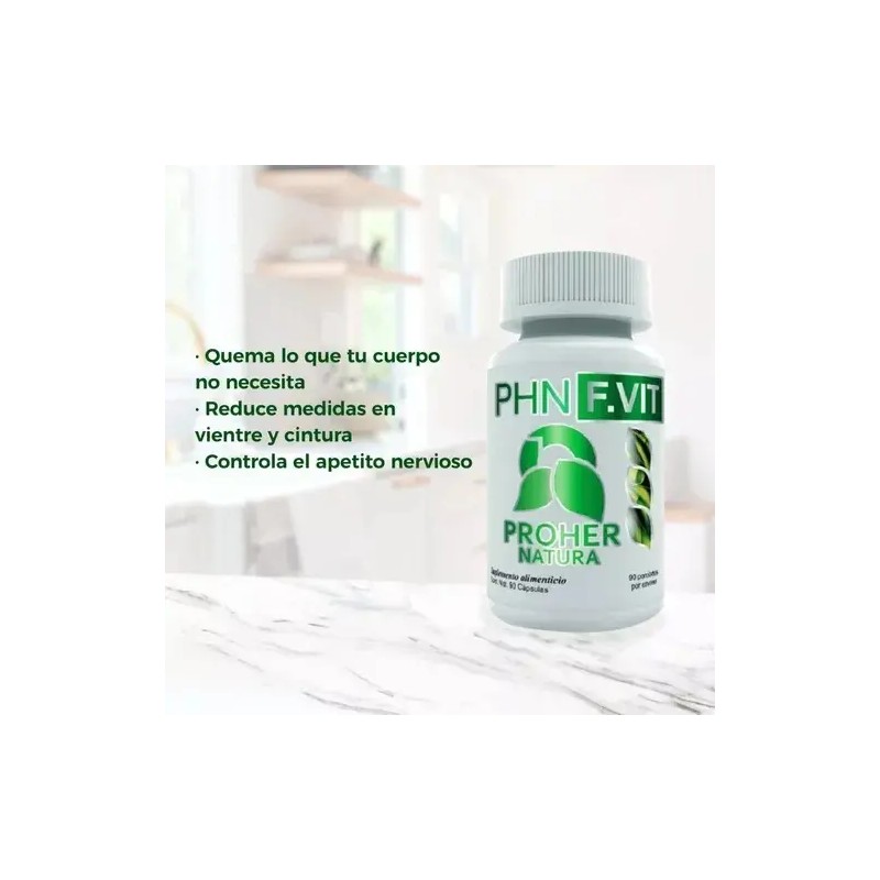 Suplemento Proher Natura Spirulina Phn Vit Pote Cápsulas Sabor