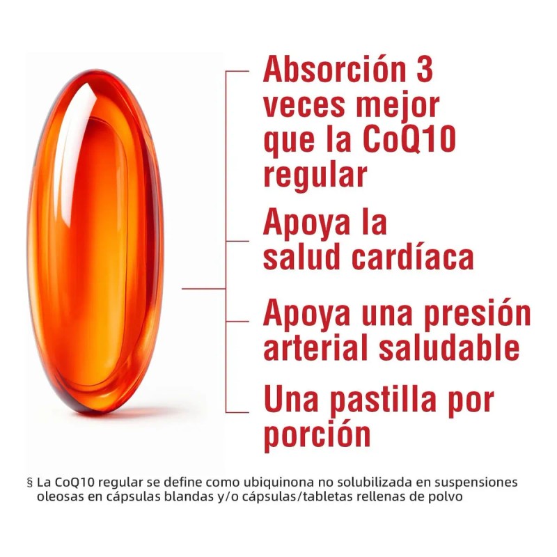 Mvpcare Ultra Ubiquinol Coq10 100mg 120caps Coenzima Q10 Sabor