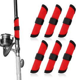 Gosknor 6pcs Lure Wrap, 5.9 Inch Fishing Lure Covers Armour Lure Gloves Fish Hook Protectors Lure Shield Guard to Keep Fishermen Safe for Fishing Rod