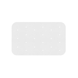 Pack of 100 Air Fryer Liner Parchment Paper Non-Stick Greaseproof Paper Square Air Fryer Parchment Film for Baking Square (White Perforated)