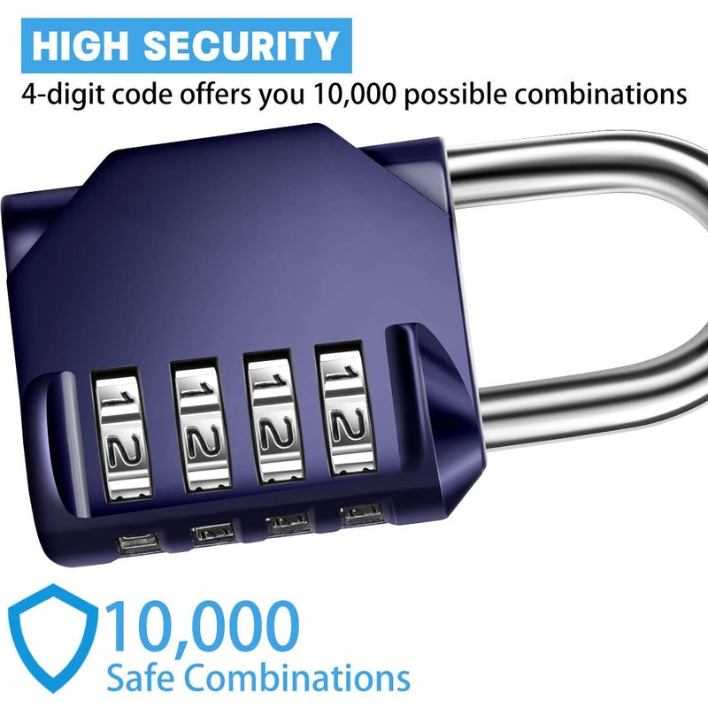 Padlock Combination Locks Combination Lock Small Padlock Combination Code 4