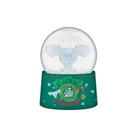 Silver Buffalo Christmas Vacation Moose Boxed 45mm Light Up Snow Globe