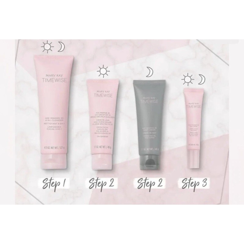 Mary Kay TimeWise 3D Miracle Set Combo-Oily 4 piece set