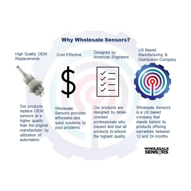 Delphi TS10075 Engine Coolant Replacement Temperature Sensor 12 Month Warranty