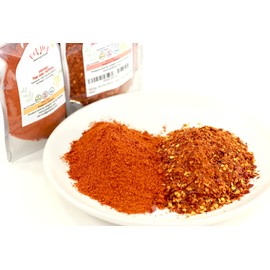 Ped Jing - Hot Thai Chili Peppers, Ground and Crushed 2 Pack Bundle, Very Hot Chili Peppers, Great For Thai or Asian Food Recipes, 1.5 oz each, 3 Once / 85g in Total