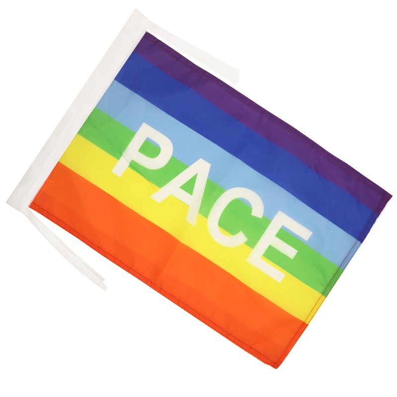 AZ FLAG RAINBOW PACE LETTER FLAG 18'' x 12'' cords
