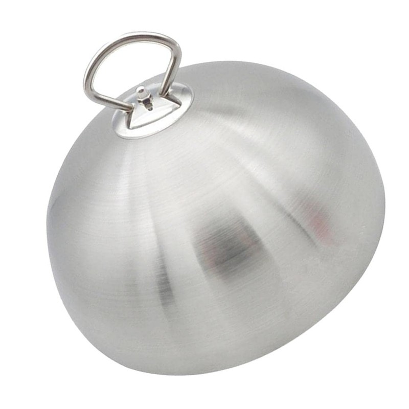 yuksok Stainless Steel Cloche Food Serving Plate Dish Dining Dinner,