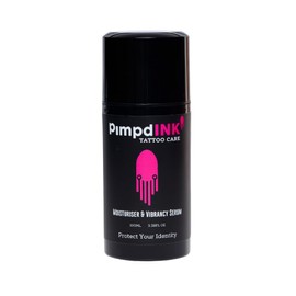 PimpdINK Moisturiser & Vibrancy Serum for Protecting and Restoring your Tattoo's colours (100ml Airless Pump)