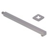 NPT1/2 Wall Mounted Shower Arm Brushed Concealed Stainless Steel Shower