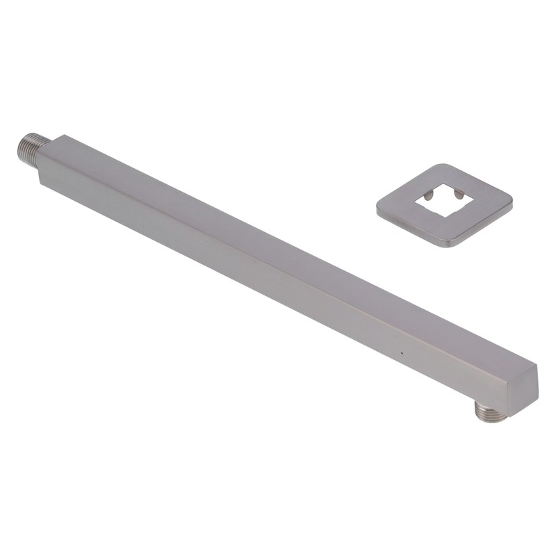 NPT1/2 Wall Mounted Shower Arm Brushed Concealed Stainless Steel Shower