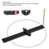 Woodworking Scriber Ruler Tool Aluminum Alloy for Marking Line Layout