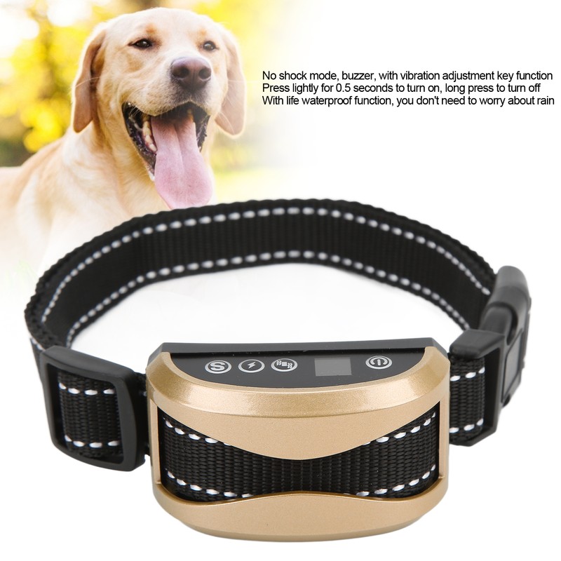 Dog Training Bark Collar Bark Stop Collar with 8 Gears