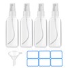 DTDNZKN 4 Pack 2 Oz (50ml) Mini Spray Bottles Clear