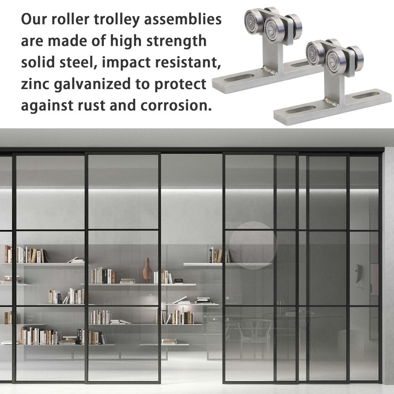 Electric Hoist Installation Roller, Wheel Trolley for use with 1-5/8"